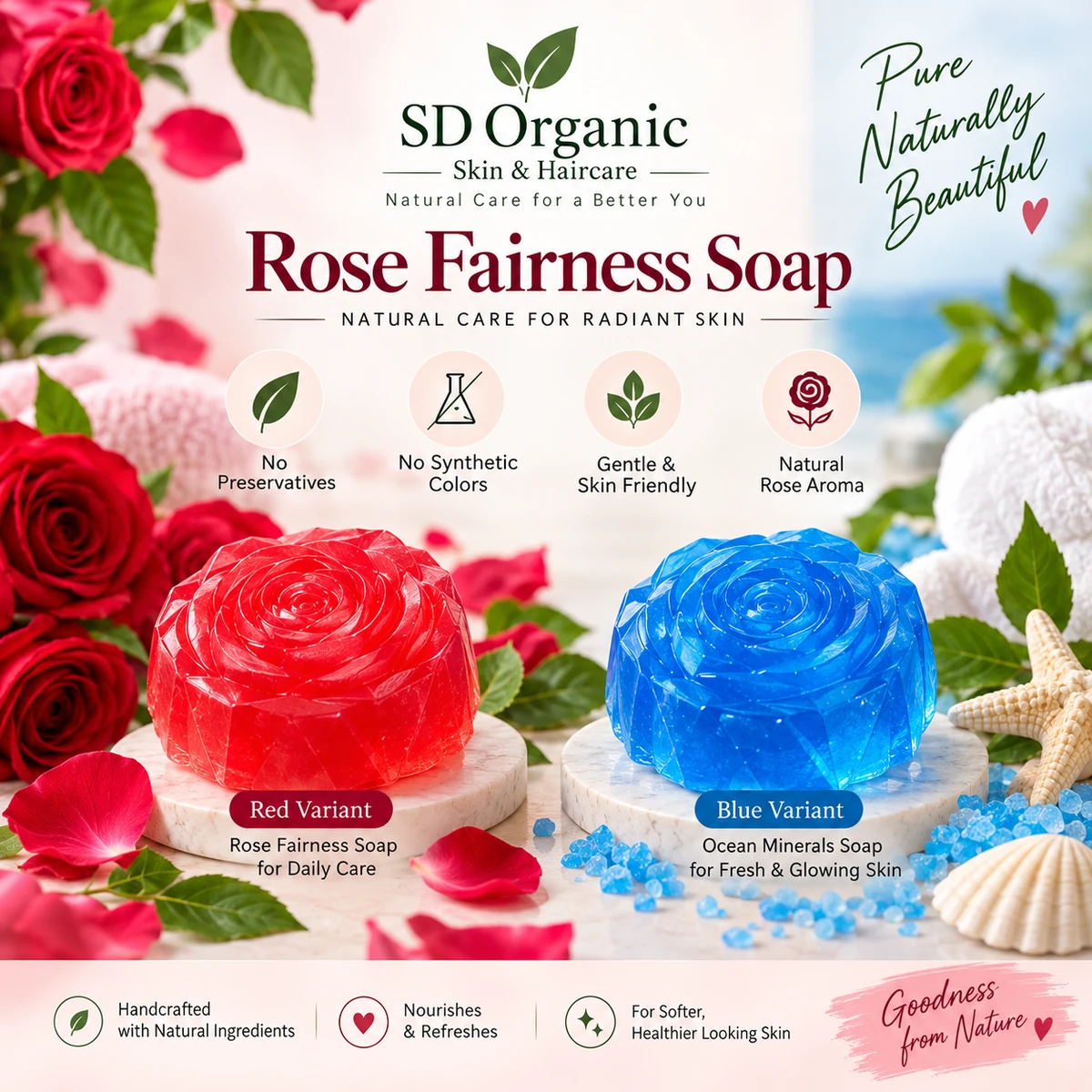 Rose Beauty Soap
